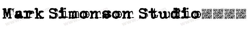 Mark Simonson Studio字体转换